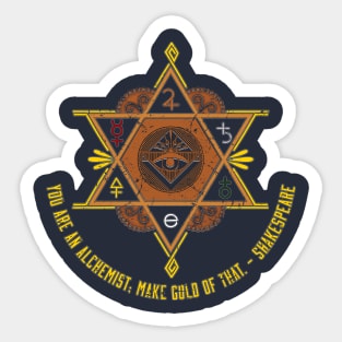 Nerdy tee - Alchemy Sticker